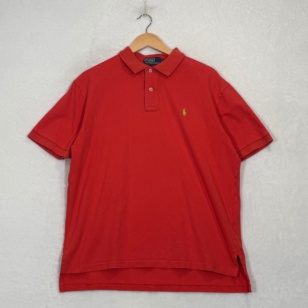 Polo Ralph Lauren Red Short Sleeve Polo Shirt Large